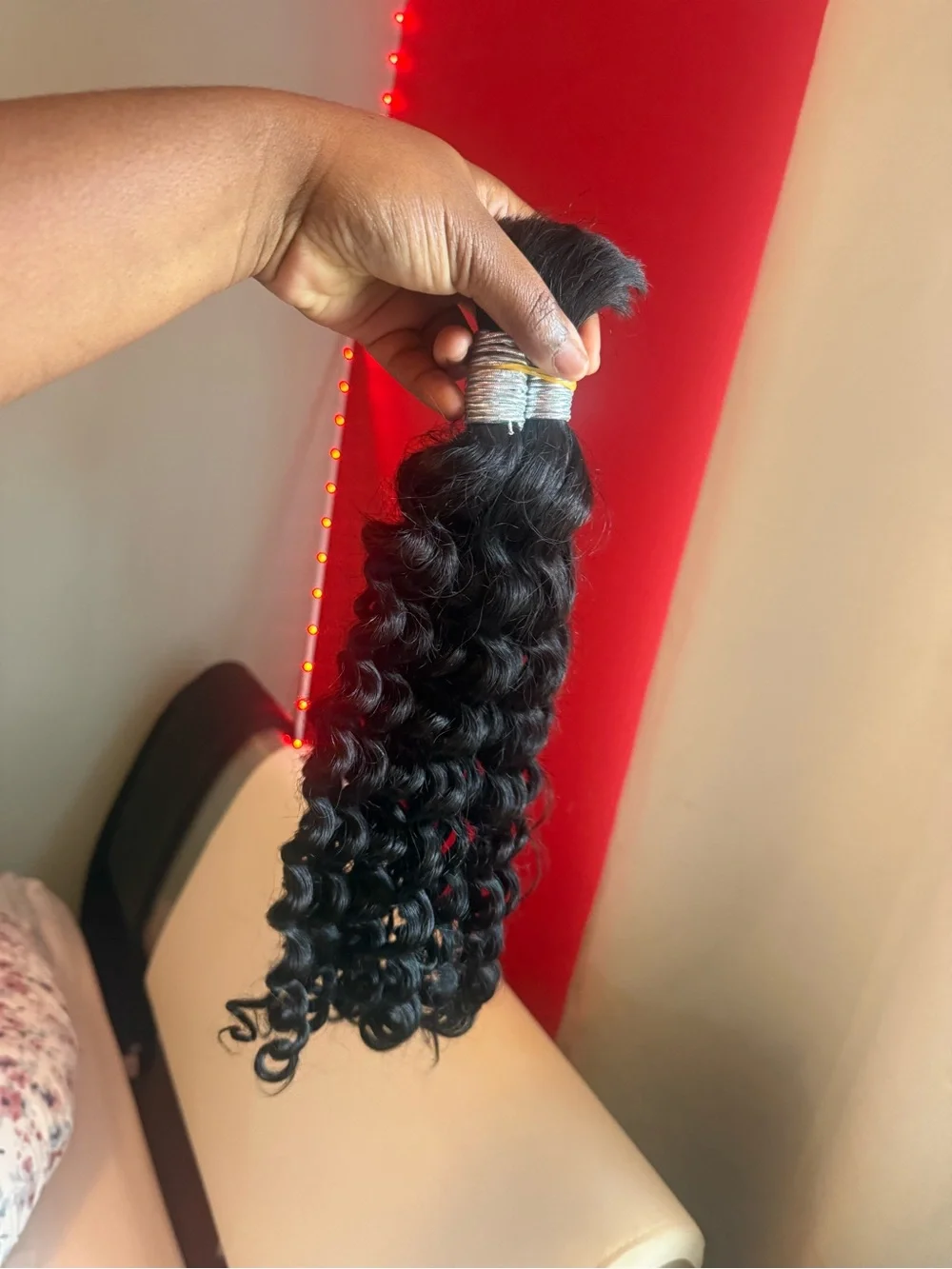 Black Deep Wave Remy Hair Bundle - Unbranded
